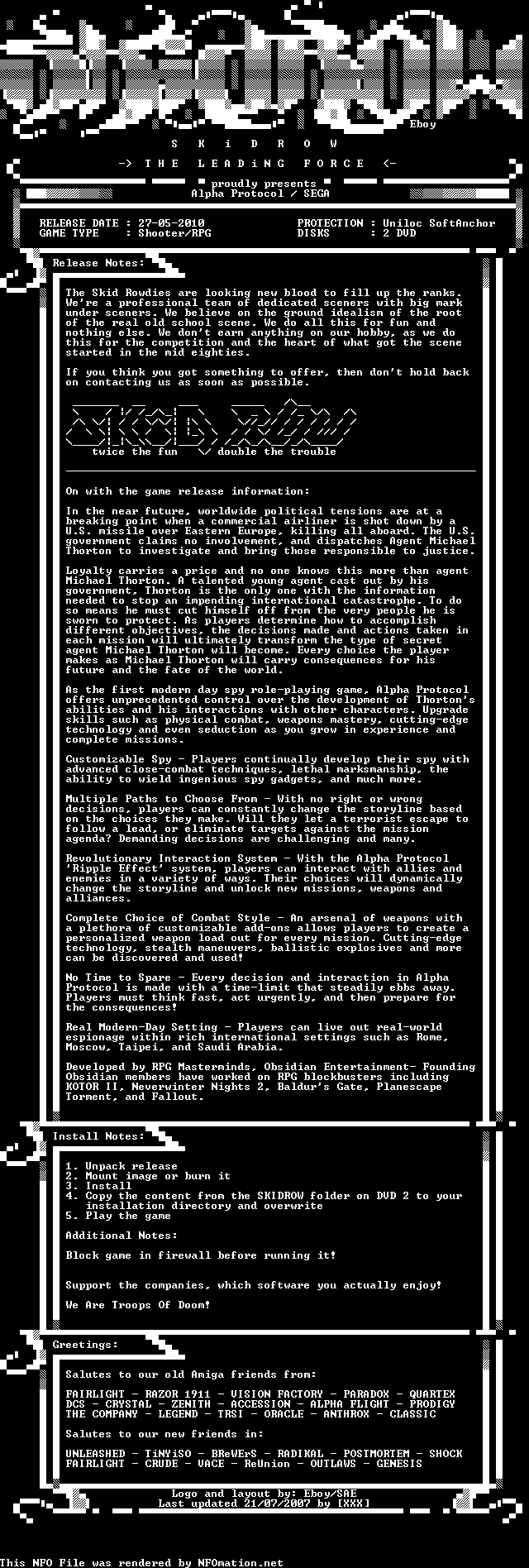  Alpha Protocol (2010) Eng
