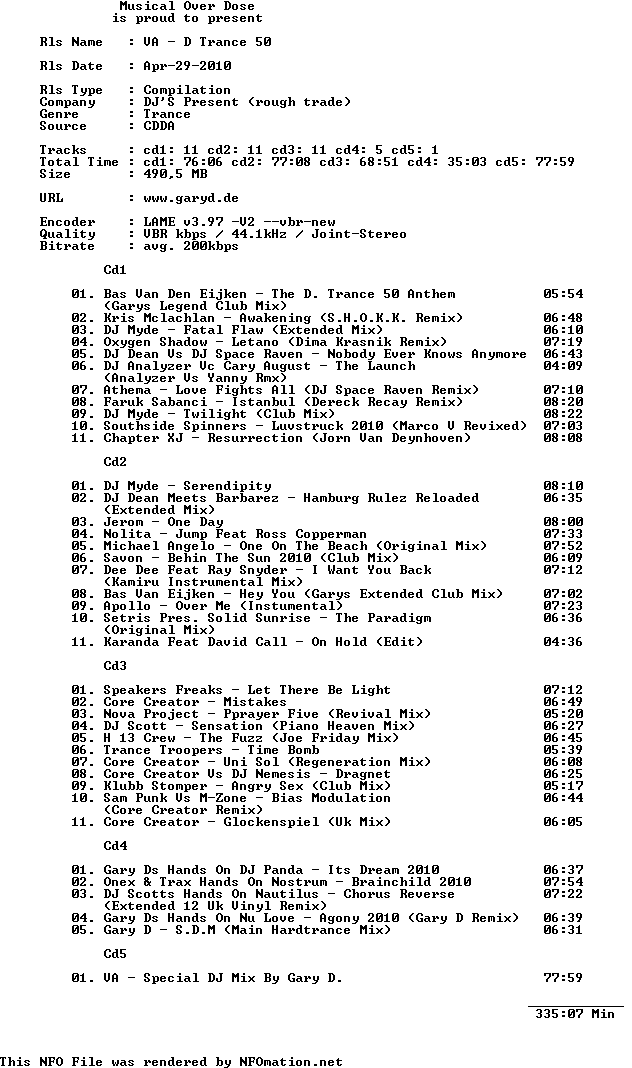 Gary D. - D.Trance 30 Gary D. - D.Trance 30