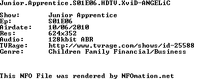[Image: 1276212490.junior.apprentice.s01e06.hdtv...ic.nfo.png]