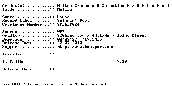 Milton Channels and Sebastian Rez and Pablo Basel