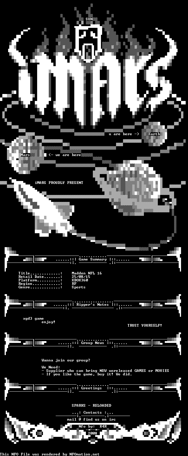 imars.mn16.360.nfo rendered as an image