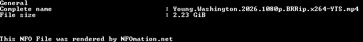 Young.Washington.2026.1080p.BRRip.x264-YTS.nfo rendered as an image