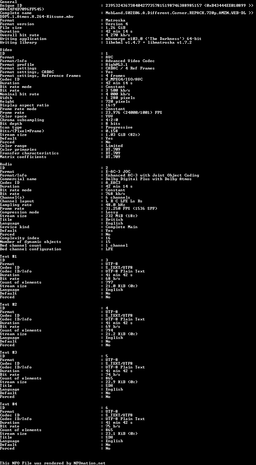 MobLand.S02E06.REPACK.720p.AMZN.WEB-DL.DDPA5.1.H.264-Kitsune.nfo rendered as an image