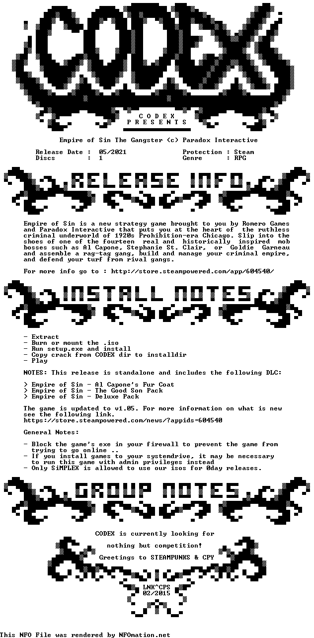 codex.nfo rendered as an image